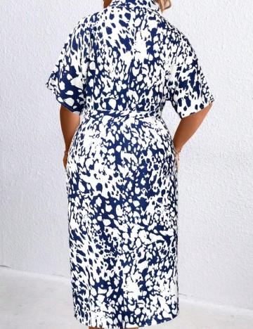 Rochie midi Shein Curve+, mix culori