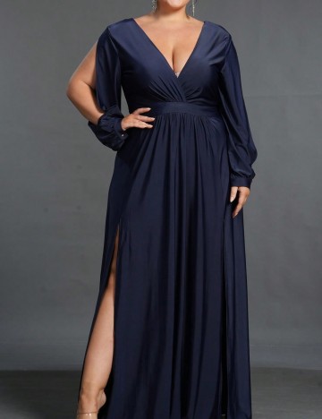 Rochie maxi Shein Curve+, albastru
