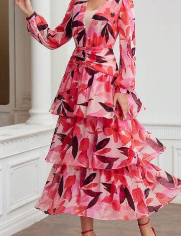 Rochie maxi Shein, mix culori