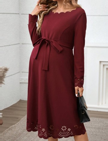 Rochie midi Shein, vișiniu