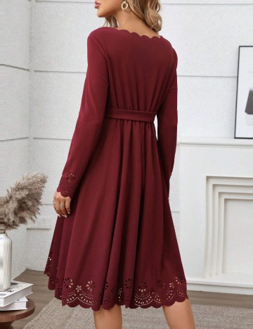 Rochie midi Shein, vișiniu
