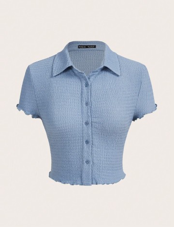 Top Shein, albastru