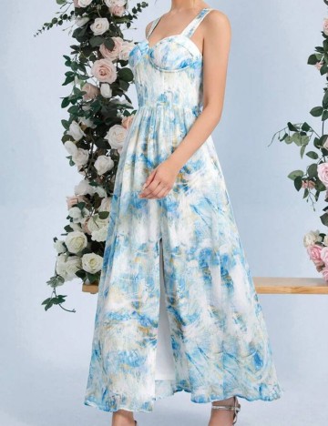Rochie maxi Shein, mix culori