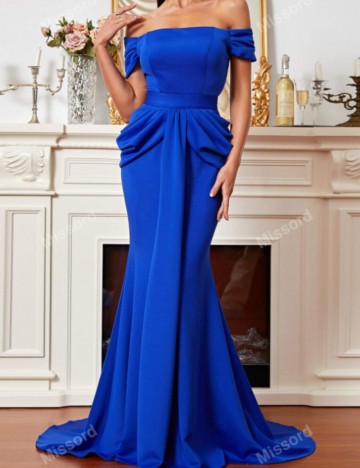 Rochie de ocazie Miss ord by Shein, albastru