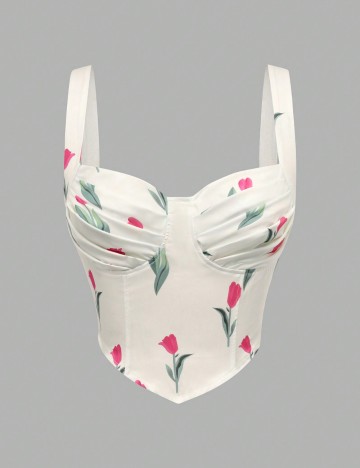 Top Shein, mix culori