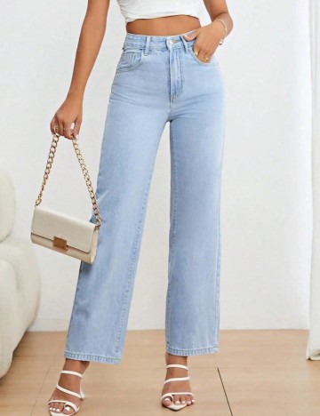 Jeans Shein, albastru