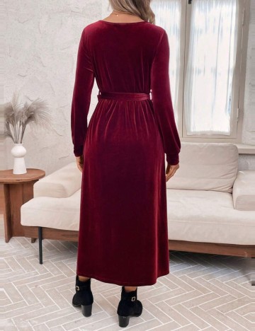 Rochie midi Shein, vișiniu
