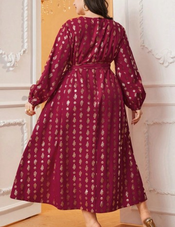Rochie midi Shein Curve+, roșu