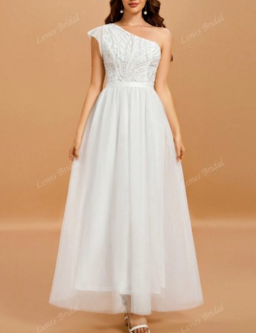Rochie de ocazie și bridal Shein, alb
