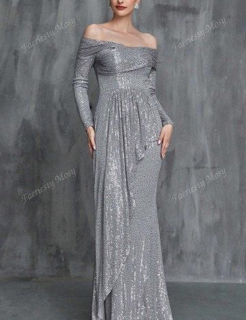 Rochie maxi Shein, gri