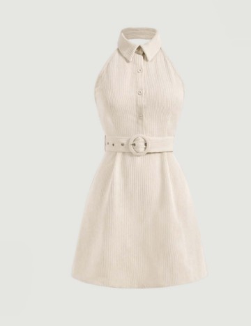 Rochie mini Shein, crem