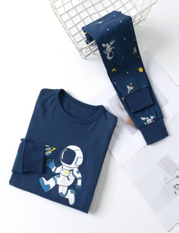 Compleu pijamale Shein, albastru