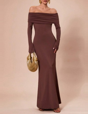 Rochie maxi Shein, maro