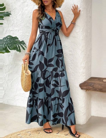 Rochie maxi Shein, mix culori