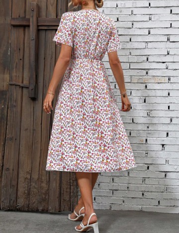 Rochie midi Shein, mix culori