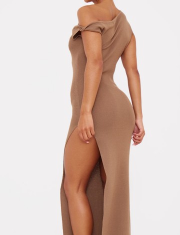 Rochie midi PRETTYLITTLETHING, maro