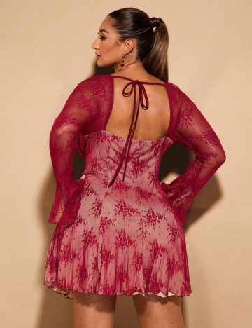 Rochie mini Shein, vișiniu