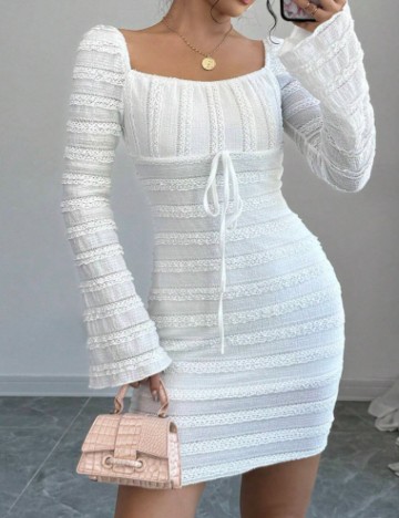 Rochie mini Shein, alb