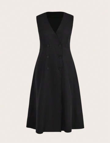 Rochie maxi Shein Curve+, negru