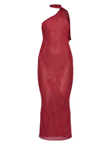Rochie maxi PRETTYLITTLETHING, vișiniu