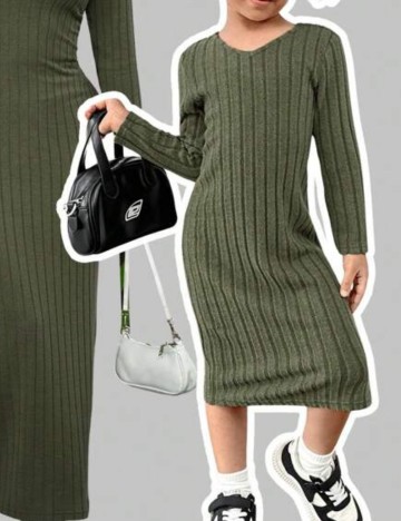 Rochie Shein, verde