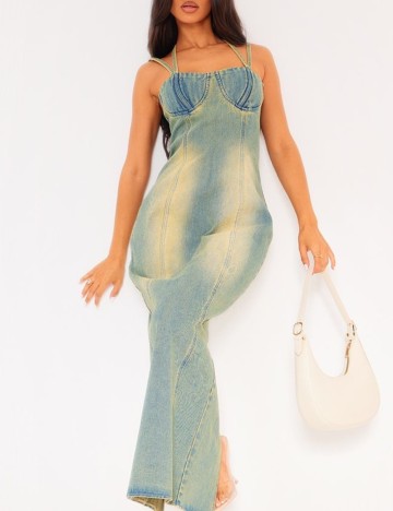 Rochie de blugi PRETTYLITTLETHING, albastru