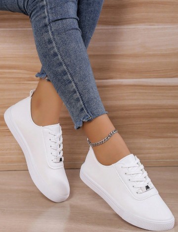 Pantofi Sport Shein, alb