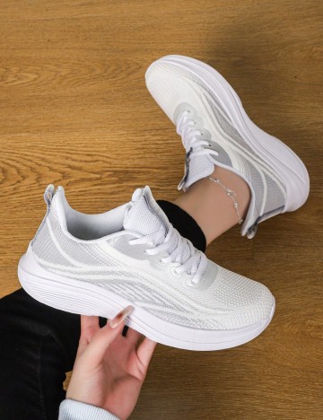 Pantofi Sport Shein, alb