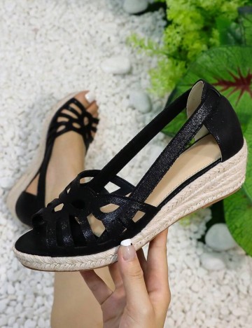 Espadrile Shein, negru