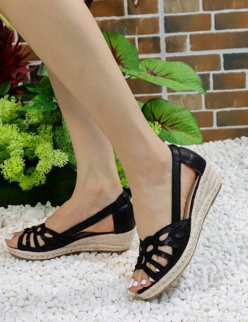 Espadrile Shein, negru