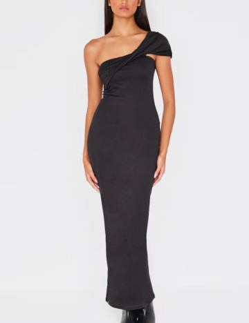 Rochie maxi PRETTYLITTLETHING, negru