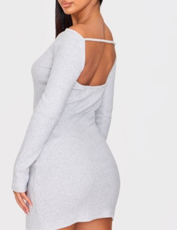 Rochie mini PRETTYLITTLETHING, gri