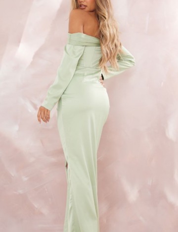 Rochie maxi PRETTYLITTLETHING, verde
