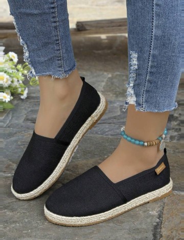 Espadrile Shein, negru