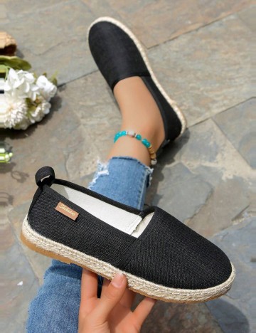 Espadrile Shein, negru