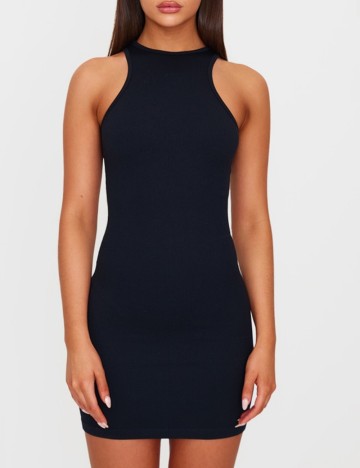Rochie mini PRETTYLITTLETHING, negru