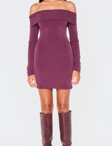 Rochie mini PRETTYLITTLETHING, vișiniu