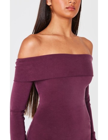 Rochie mini PRETTYLITTLETHING, vișiniu