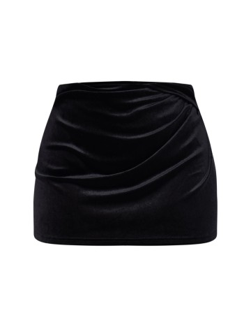 Fustă mini PRETTYLITTLETHING, negru