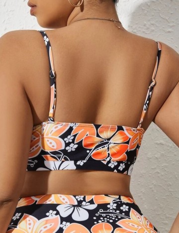 Bustieră de baie Shein Curve+, mix culori