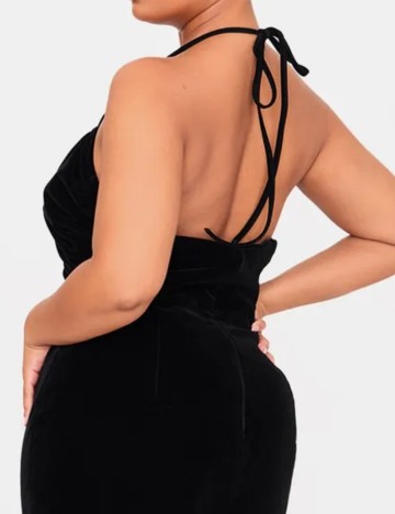 Rochie maxi PRETTYLITTLETHING, negru
