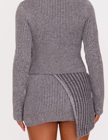 Fustă mini PRETTYLITTLETHING, gri