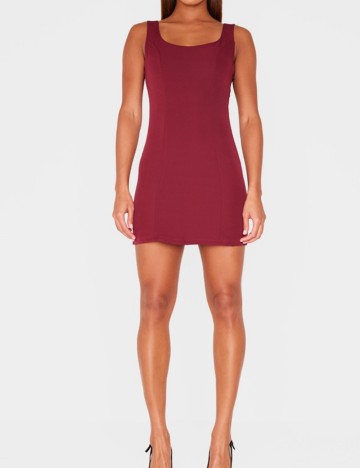 Rochie mini PRETTYLITTLETHING, vișiniu