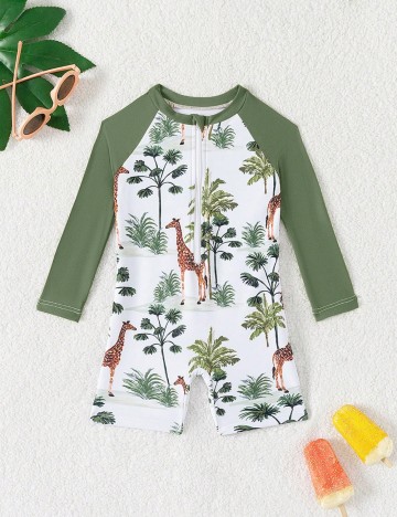 Costum de baie întreg Shein, mix culori