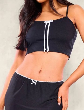 Fustă maxi PRETTYLITTLETHING, negru