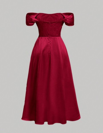 Rochie midi Shein, roșu
