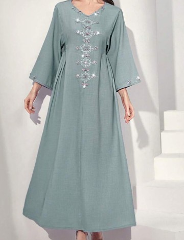 Rochie maxi Shein, verde