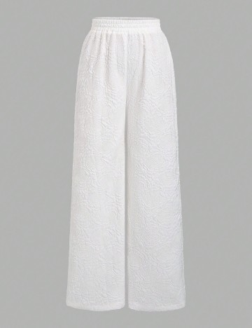 Pantaloni Shein, alb