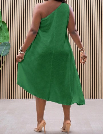 Rochie midi Shein Curve+, verde