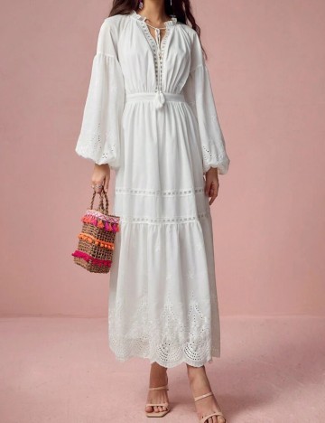Rochie maxi Shein, alb